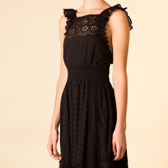 Ulla Johnson Black Willow Dress 2 - Picture 5 of 16